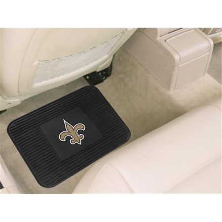 New Orleans Saints Car Mat Heavy Duty Vinyl Rear Seat Special Order